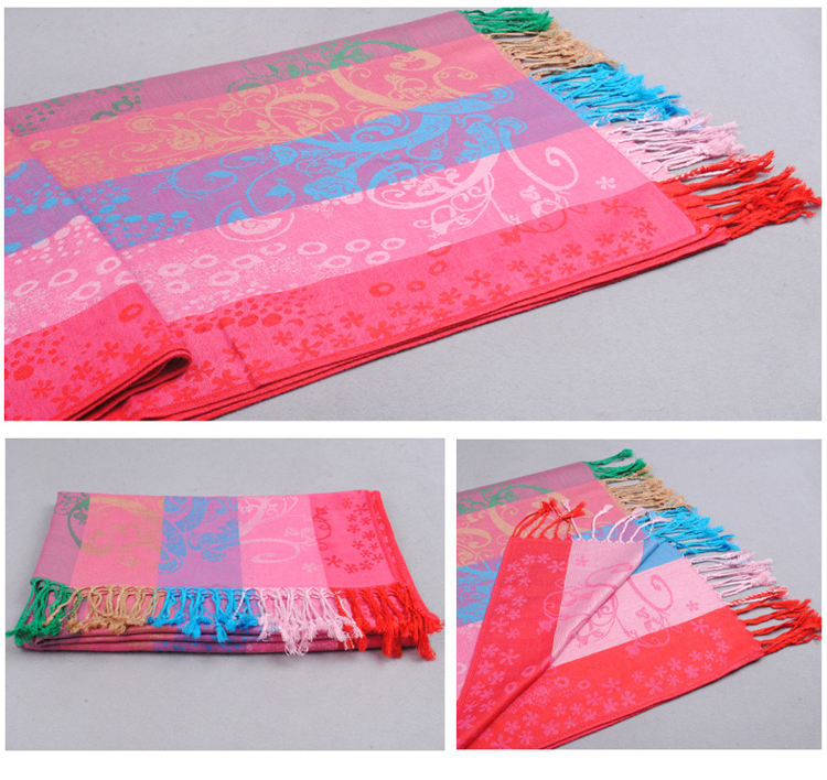 Gradient stripe scarf wholesale 