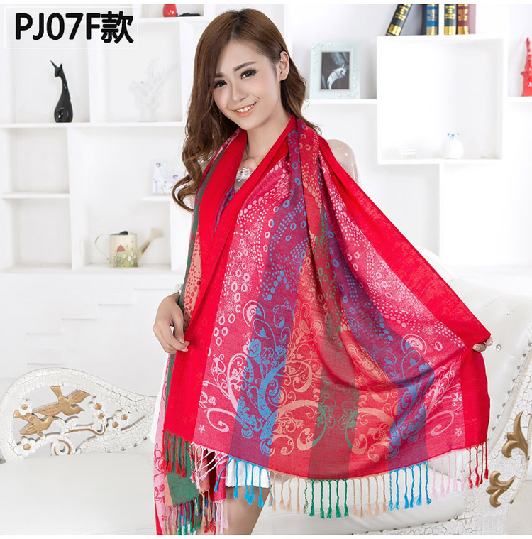 Gradient stripe scarf wholesale 