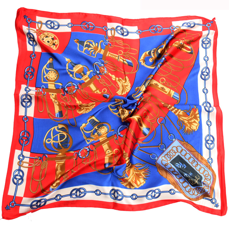 Wholesale square vintage silk scarf