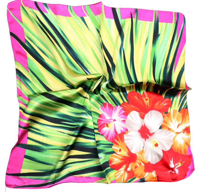 Hangzhou women square silk scarf