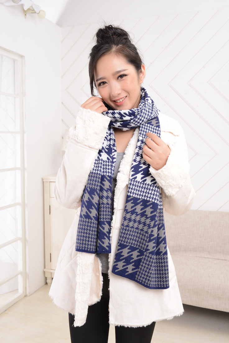 Couples knit scarves 