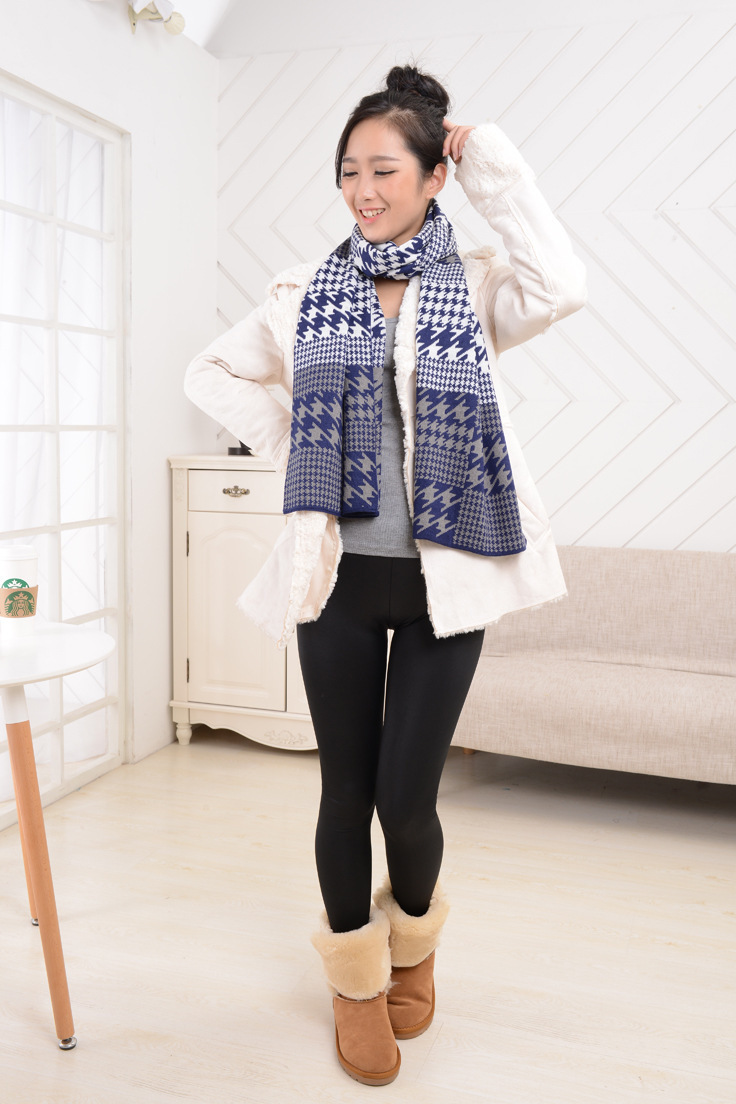 Couples knit scarves 