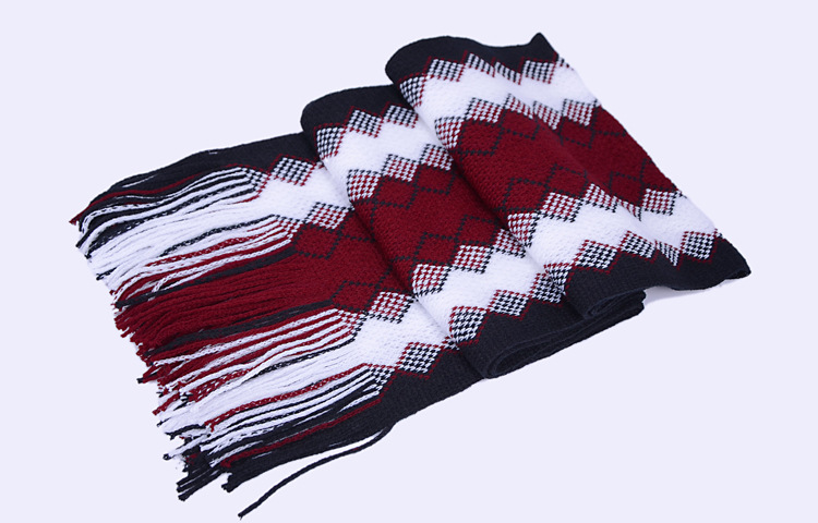 Warm wool men scarves 
