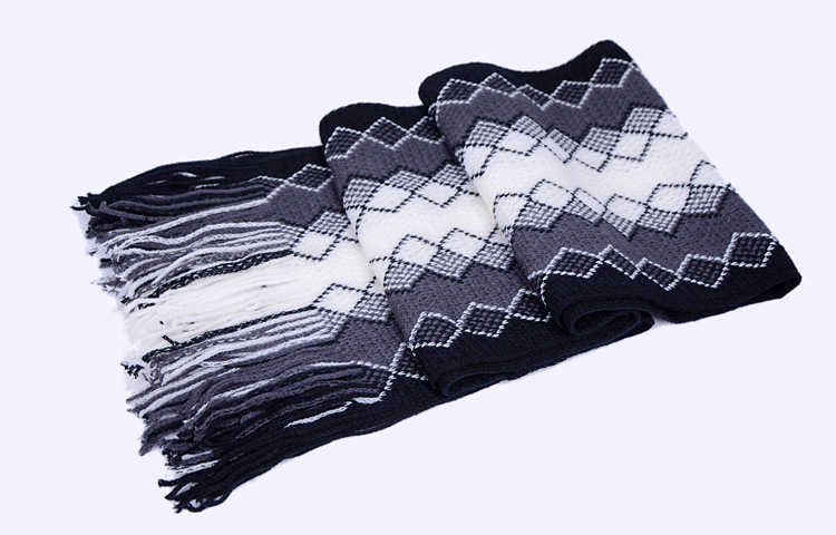 Warm wool men scarves 