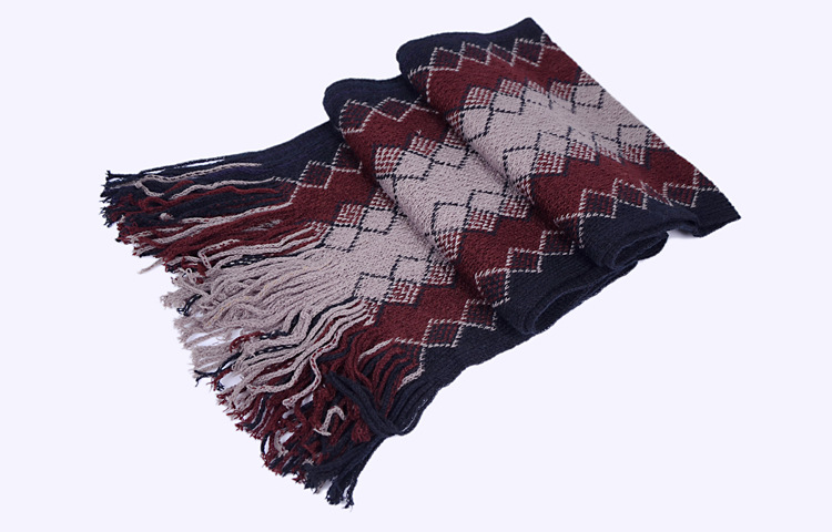 Warm wool men scarves 
