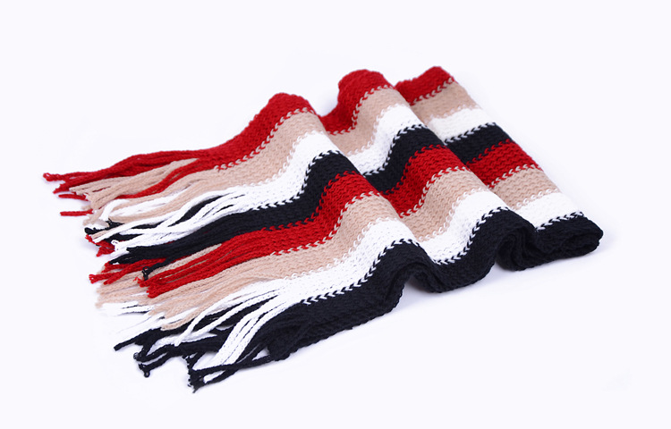 Mens striped wool shawl 