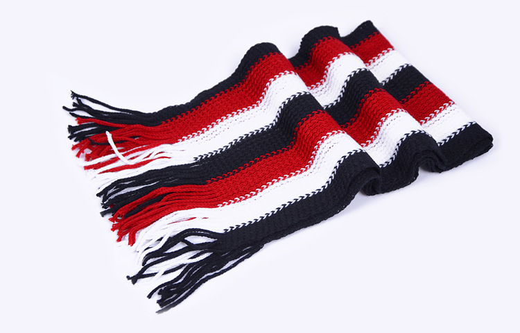 Mens striped wool shawl 