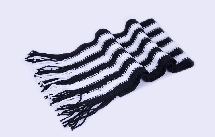 Mens striped wool shawl 