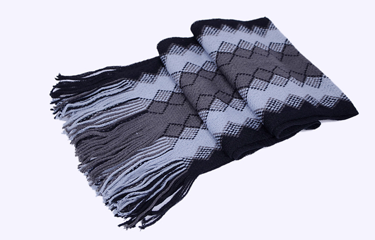 Warm wool men scarves 