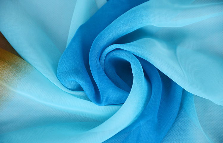Chinese style chiffon woven scarves