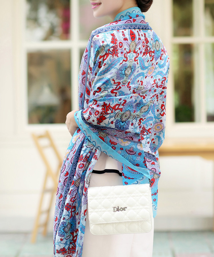 New ethnic print scarf