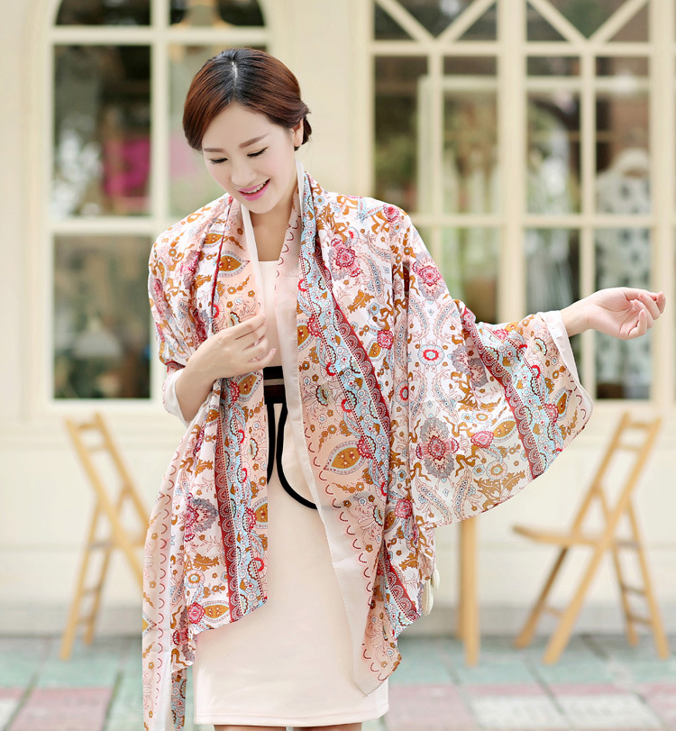 New ethnic print scarf