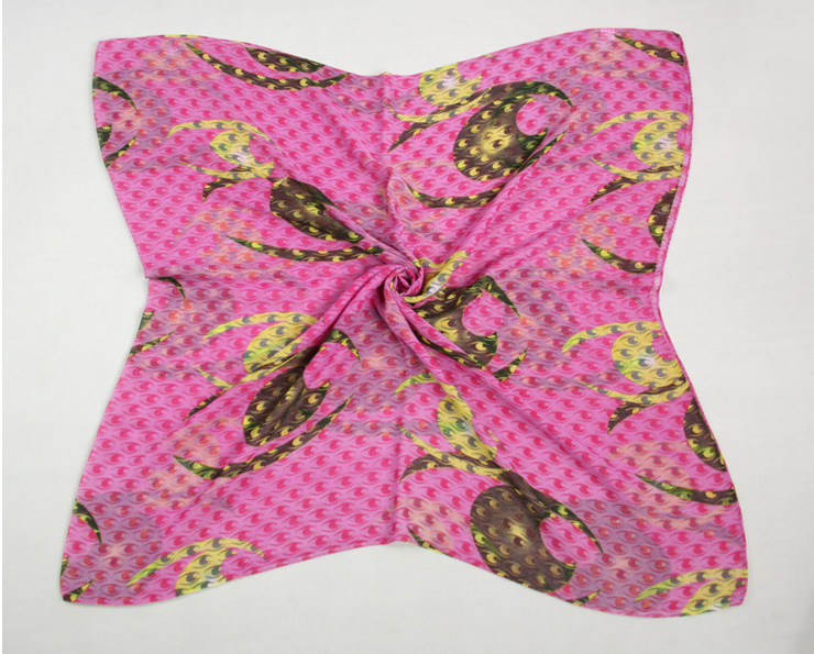 Animal pattern shawls and scarves 