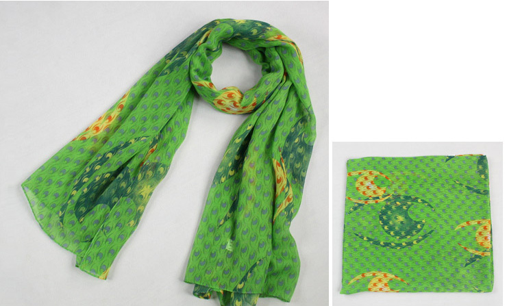 Animal pattern shawls and scarves 