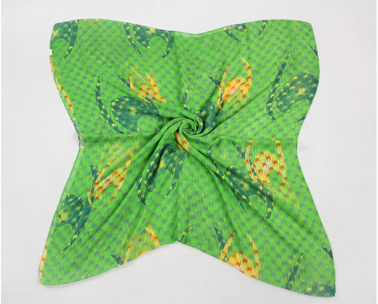 Animal pattern shawls and scarves 