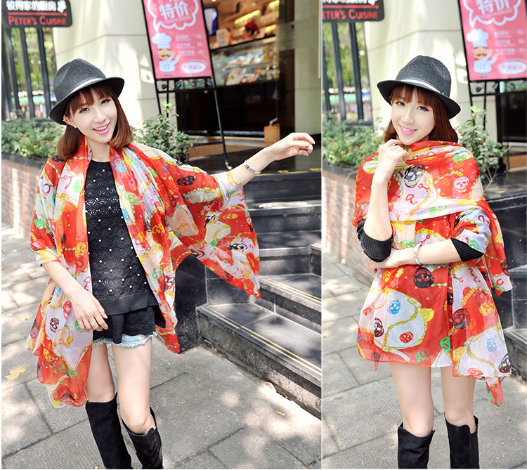 New fashion accessories skull scarves