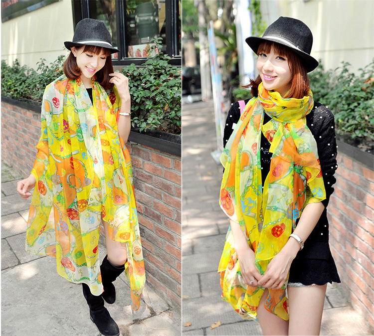 New fashion accessories skull scarves