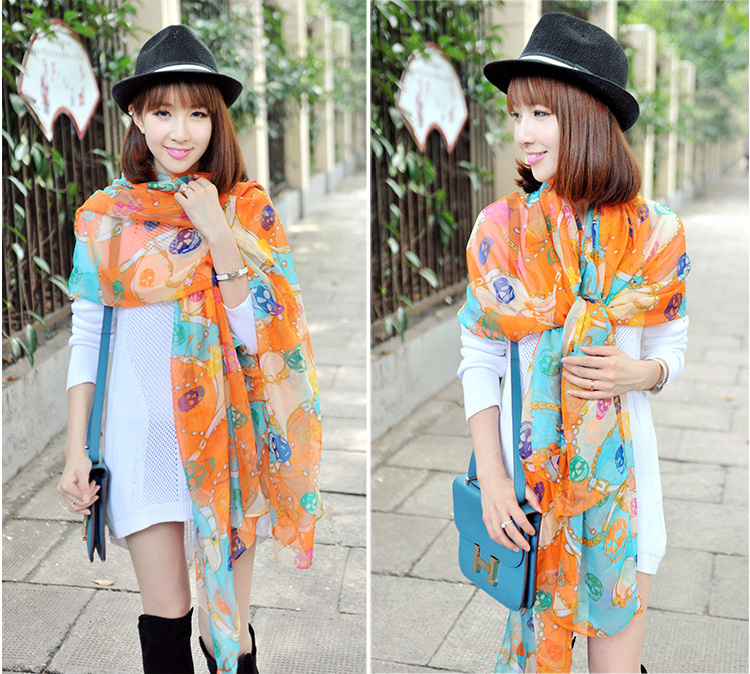 New fashion accessories skull scarves