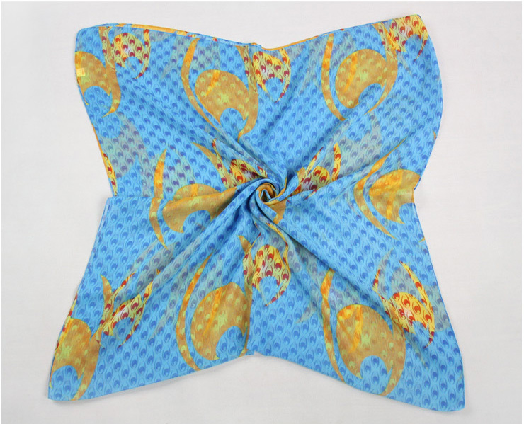 Animal pattern shawls and scarves 