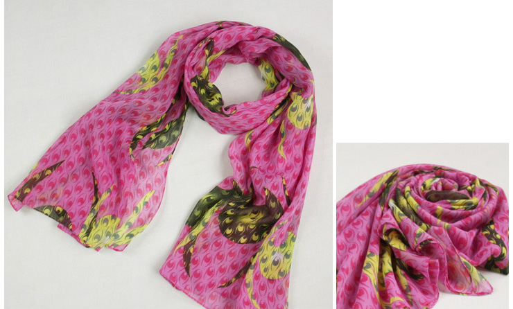 Animal pattern shawls and scarves 