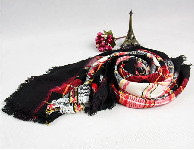 Women faux wool scarves