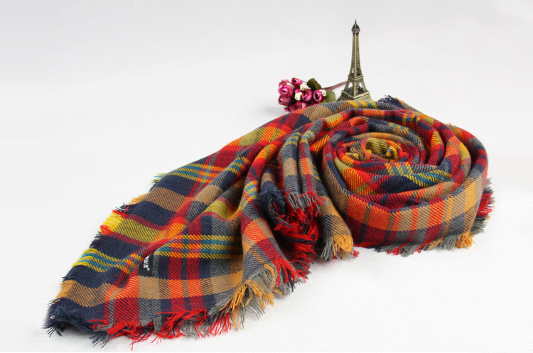 Women faux wool scarves