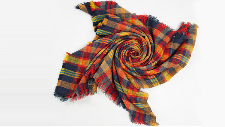 Women faux wool scarves