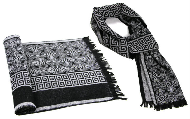 Brushed cotton winter long scarf 