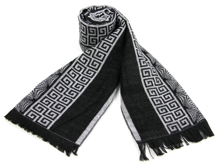 Brushed cotton winter long scarf 