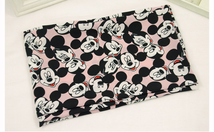 Cartoon pattern vintage silk scarves