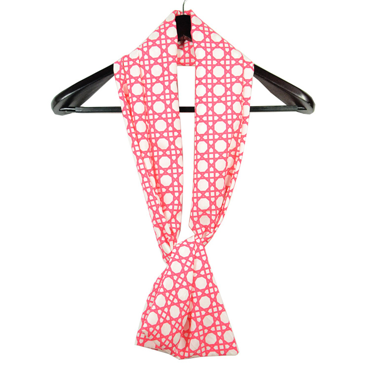 Geometric lines silk pashmina shawls 