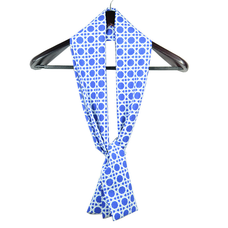 Geometric lines silk pashmina shawls