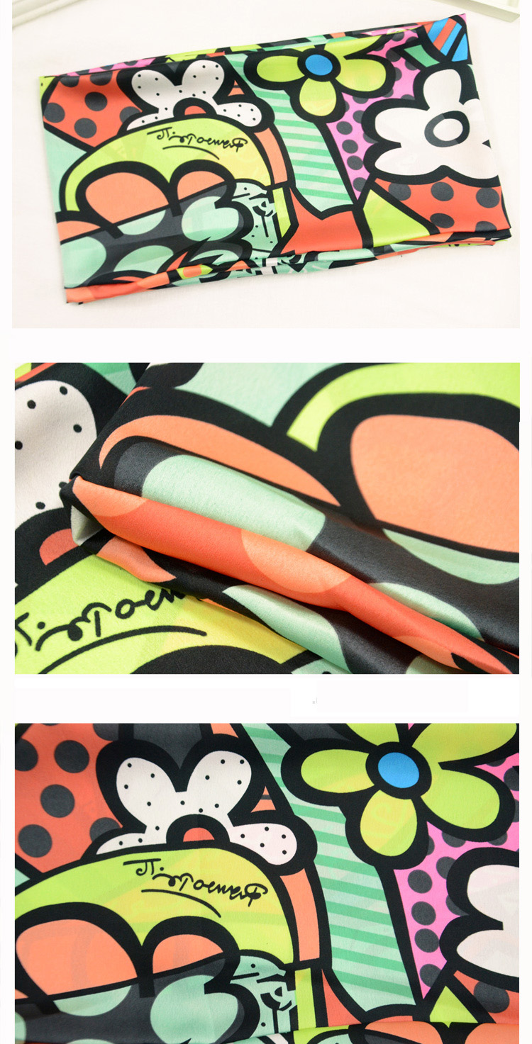 Women handmade silk scarves