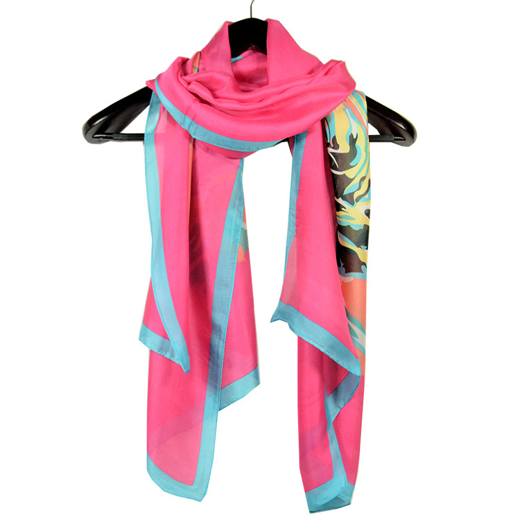Top selling floral silk scarf