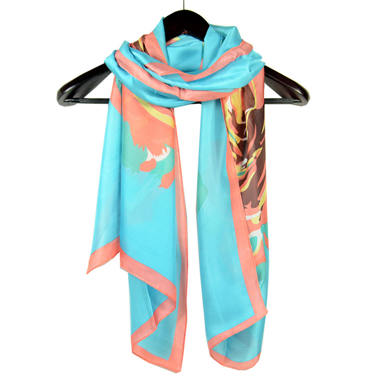 Top selling floral silk scarf
