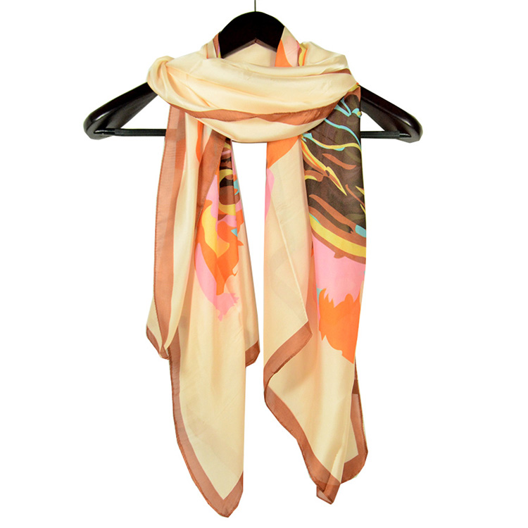 Top selling floral silk scarf