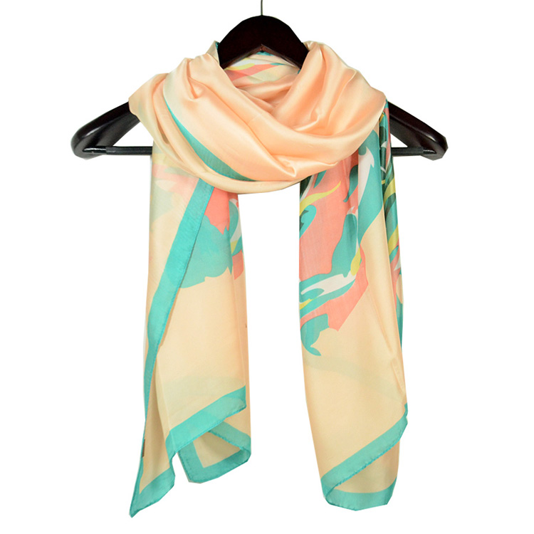 Top selling floral silk scarf