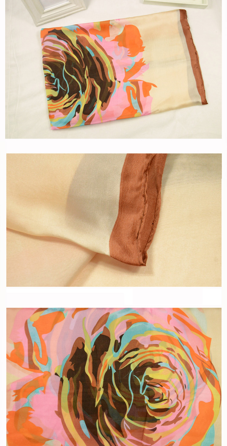 Top selling floral silk scarf