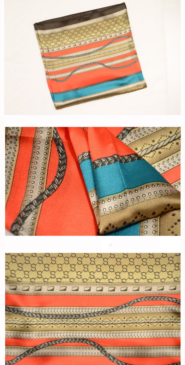 Silk scarves long women