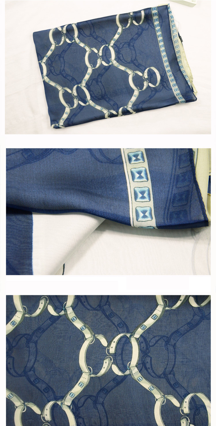Women silk scarf tying