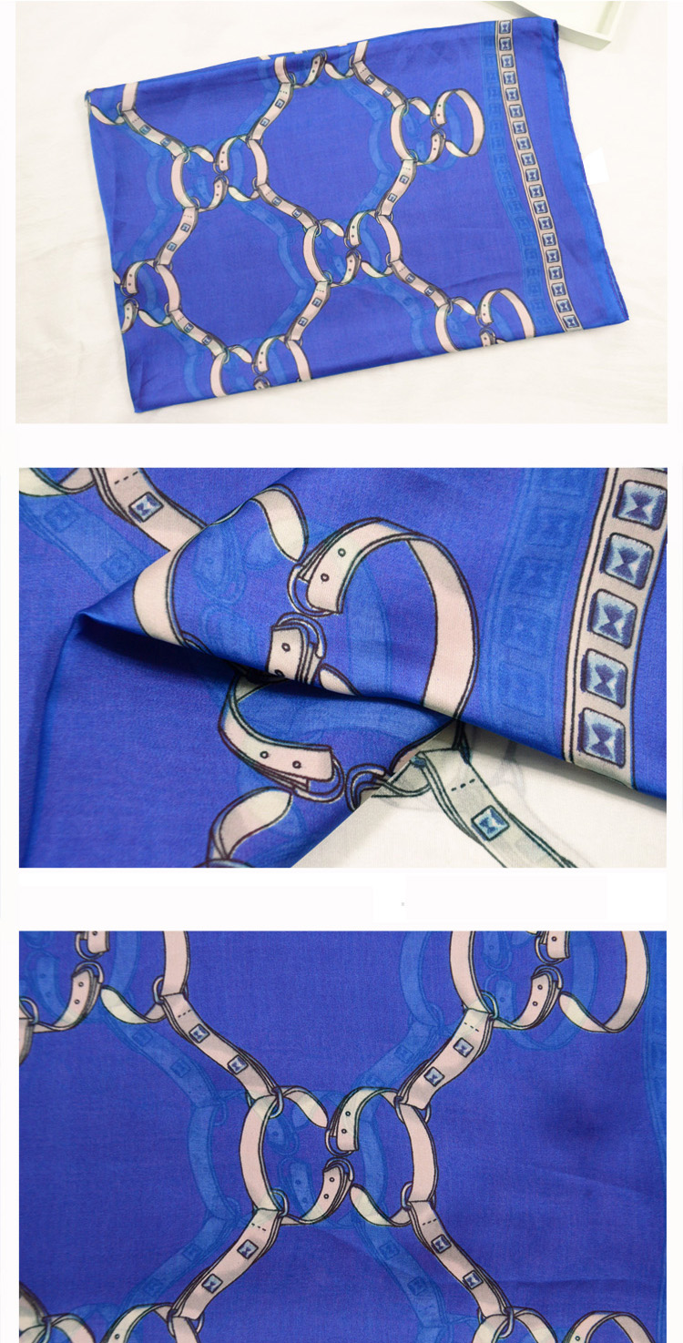 Women silk scarf tying