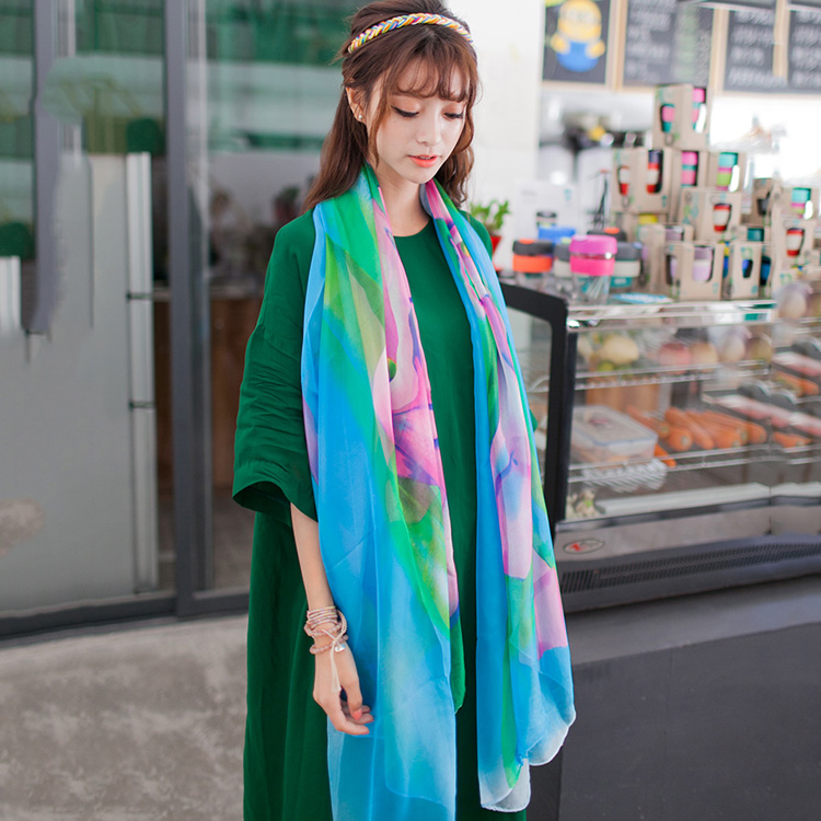 Designer silk scarves for women