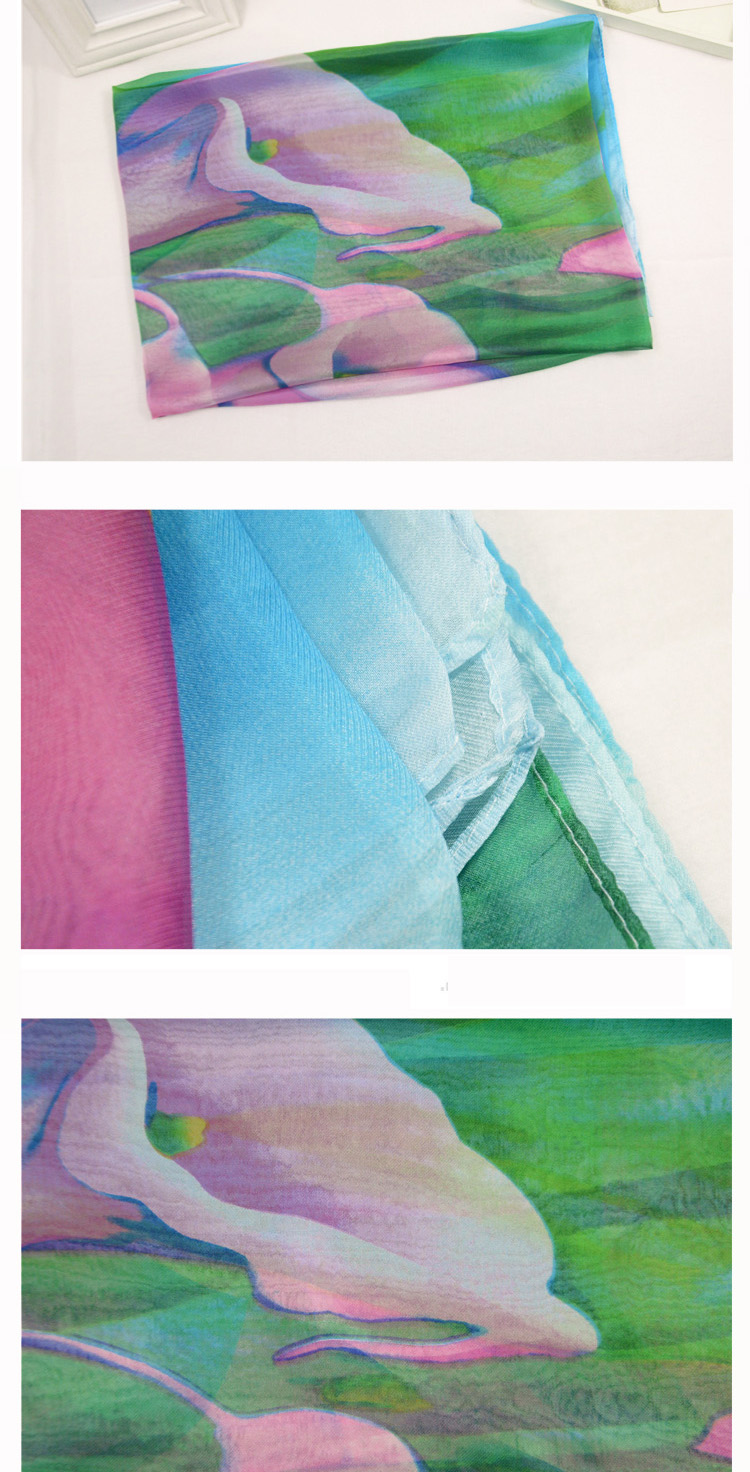 Designer silk scarves for women
