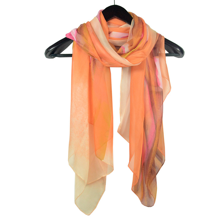 Designer silk scarves for women