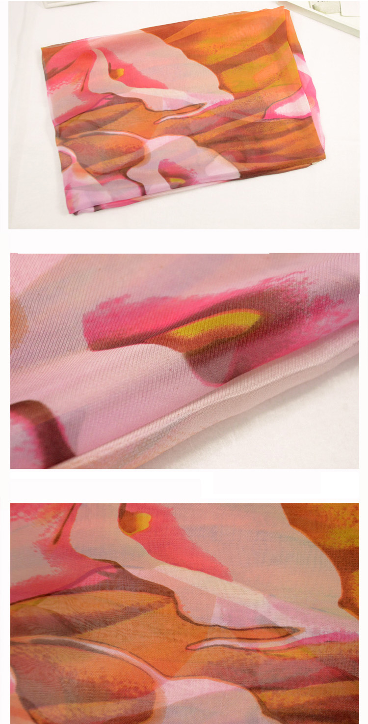 Designer silk scarves for women