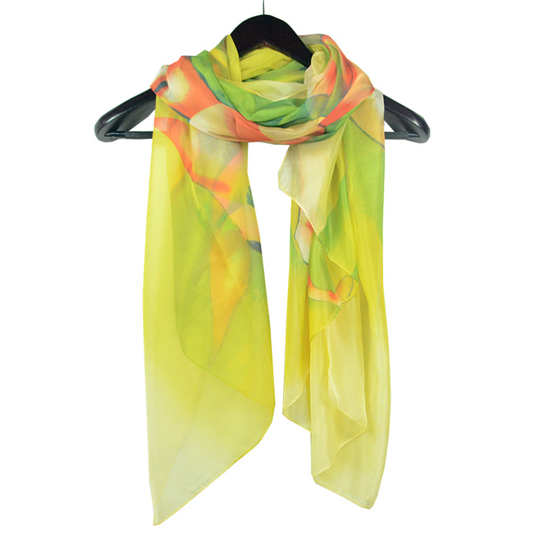 Designer silk scarves for women