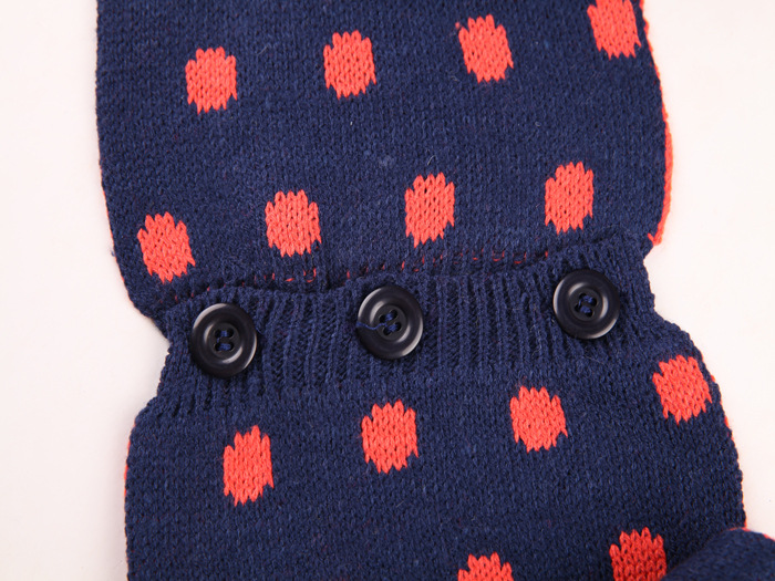 Kids polka dot wool scarf wholesale