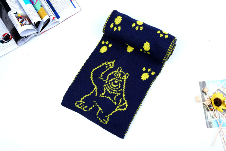 Wholesale kids knit scarf wool