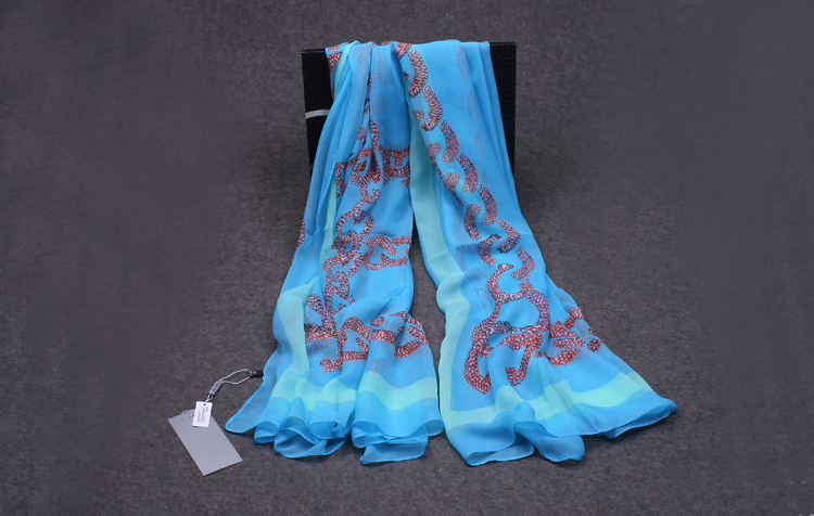 Wholesale fashion women silk scarf