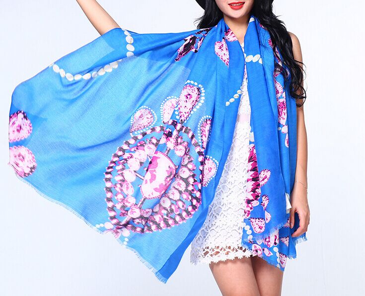 Wholesale twill cotton long scarf